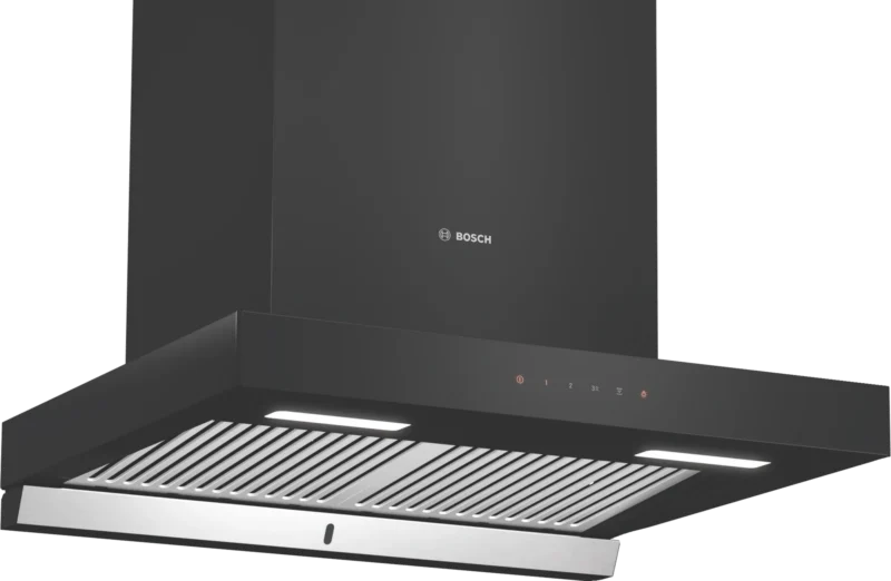 Series 4 wall-mounted cooker hood 60 cm Flat black - DWBA68G60I