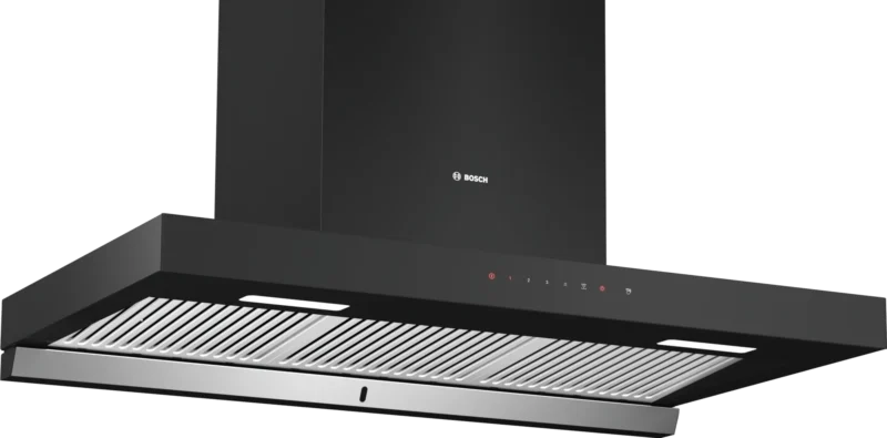Series 4 wall-mounted cooker hood 90 cm Flat black - DWBA98G60I