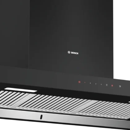 Series 4 wall-mounted cooker hood 90 cm Flat black - DWBA98H60I