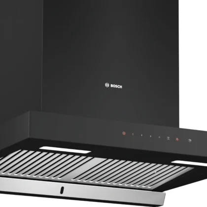 Series 4 wall-mounted cooker hood 60 cm Flat black - DWBA68H60I
