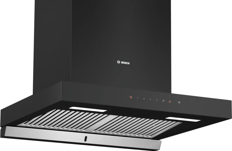 Series 4 wall-mounted cooker hood 60 cm Flat black - DWBA68H60I