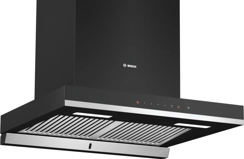 Series 4 wall-mounted cooker hood 60 cm Flat black - DWBA68J60I