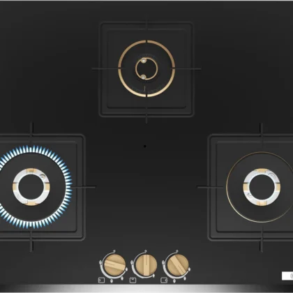 Series 6 Gas hob 75 cm Tempered glass, Black - PND7B6G20I