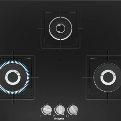 Series 4 Gas hob 75 cm Tempered glass, Black - PND7B6B10I