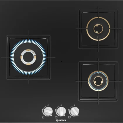 Series 4 Gas hob 60 cm Tempered glass, Black - PNC6B6F10I