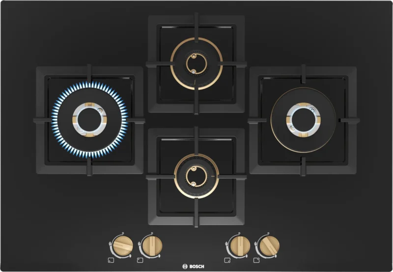 Series 6 Gas hob 75 cm Tempered glass, Black - PNI7B6F20I