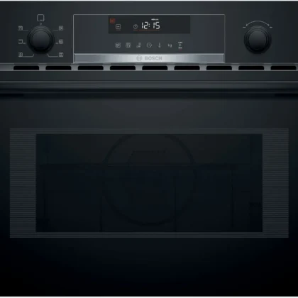 Series 6 Built-in microwave oven with hot air 60 x 45 cm Black - CMA585MB0I