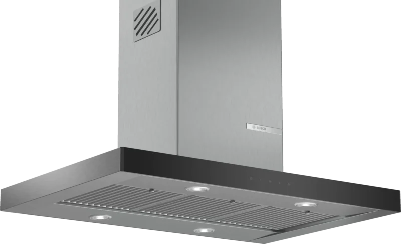Series 4 wall-mounted cooker hood 90 cm Flat black - DWEA98H60I